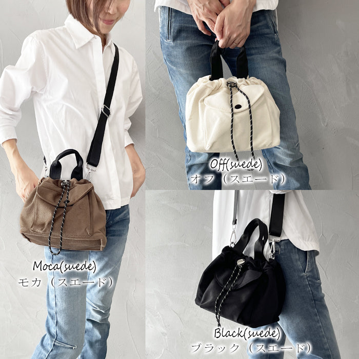 巾着バッグ ショルダー レディース 小さめ ショルダーバッグ ナイロン 2way ドローストリングスバッグ 斜めがけバッグ 巾着ショルダーバッグ ワンショルダー レディース