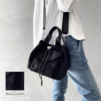 巾着バッグ ショルダー レディース 小さめ ショルダーバッグ ナイロン 2way ドローストリングスバッグ 斜めがけバッグ 巾着ショルダーバッグ ワンショルダー レディース